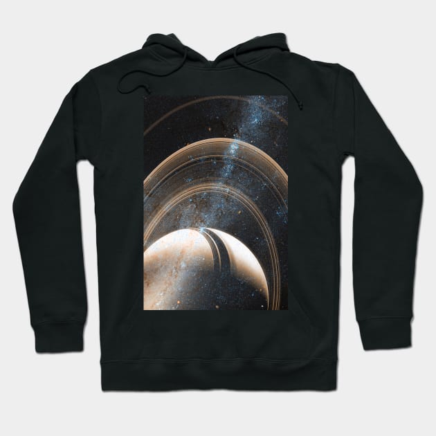 Planet Saturn Hoodie by JoolyA